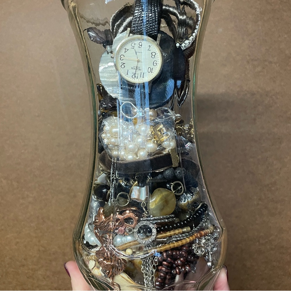 Fall Winter Neutral mystery jewelry vase variety styles vintage modern w…